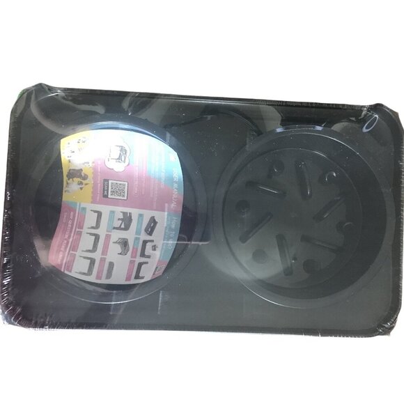 Adjustable Elevated Slow Feeder Dog Bowl Stand 4 Heights - Picture 2 of 8